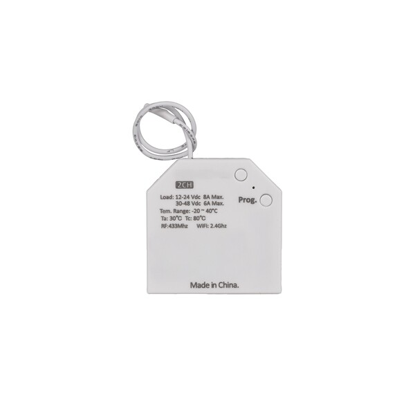 HV9272 - 12-24v DC Two Channel RF + Push Dim HV9272
