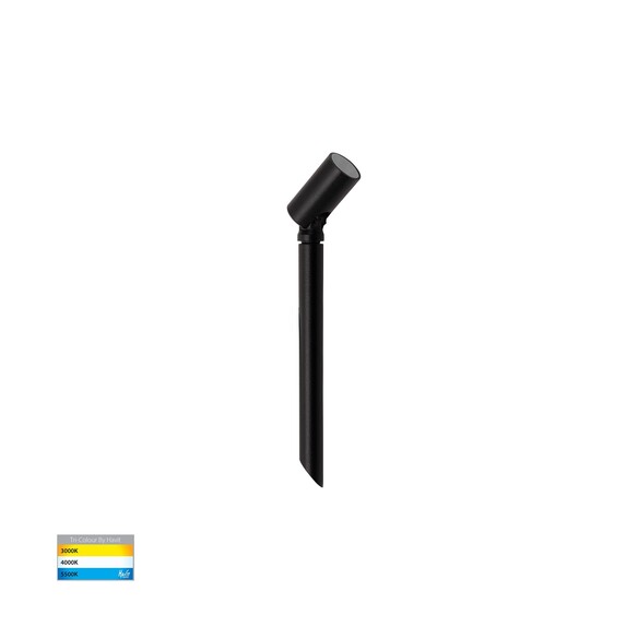 HV1433T-BLK - Spar Aluminium Black Spike or Surface Mounted Spot Light