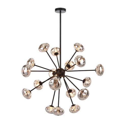 18 Light Pendant - Black