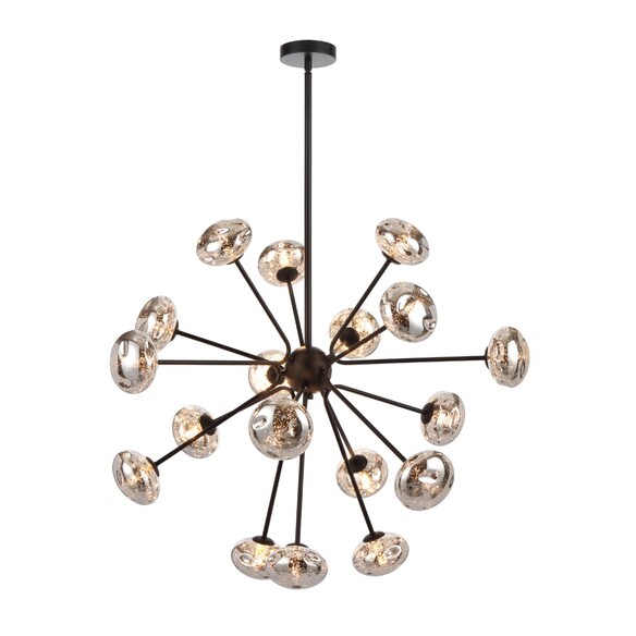 VARLIN PE18-BKMR - 18 Light Pendant - Black