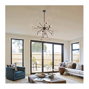 VARLIN PE18-BKMR - 18 Light Pendant - BlackVARLIN PE18-BKMR 2