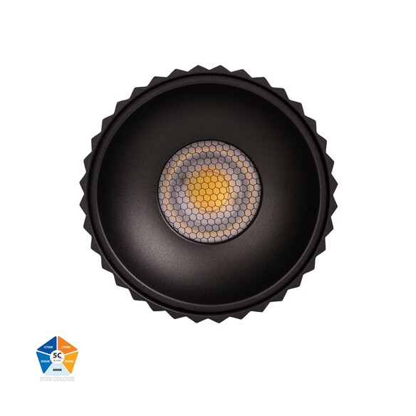 HV5853S-BLK-12V - Nella Black 18W Surface Mounted HV5853S-BLK-12V