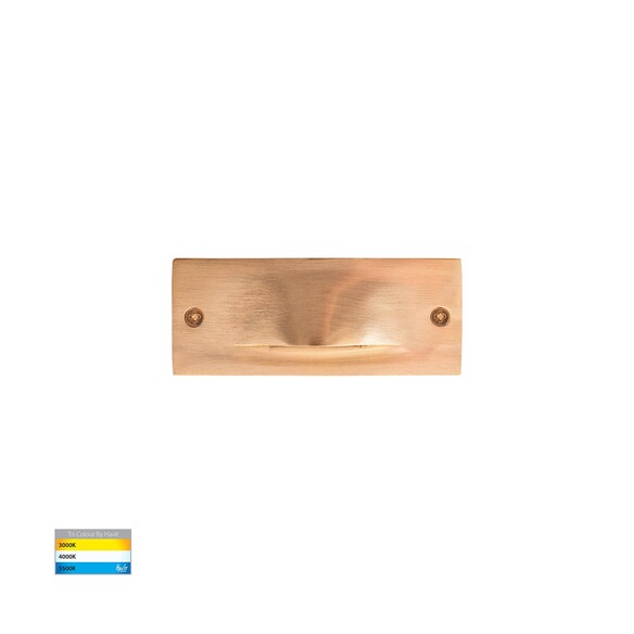 HV3011T-BR-12V - Corba Brass 3W Recessed Brick Light 