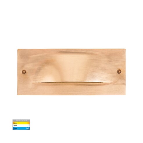 HV3013T-BR-12V - Corba Brass 10W Recessed Brick HV3013T-BR-12V