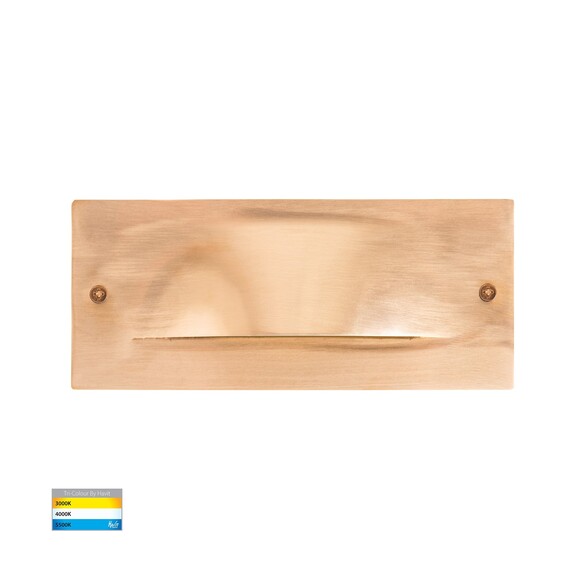 HV3013T-BR-12V - Corba Brass 10W Recessed Brick Light