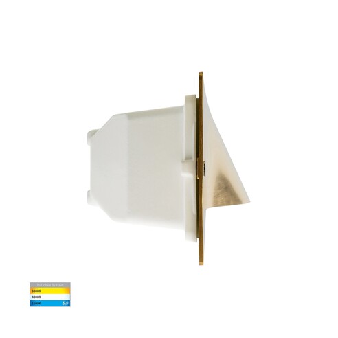 HV3013T-BR-12V - Corba Brass 10W Recessed Brick HV3013T-BR-12V