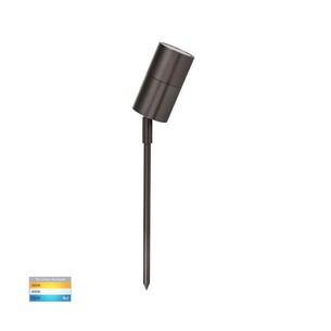 HV1477T - Tivah Graphite Coloured TRI Colour LED Garden HV1477T