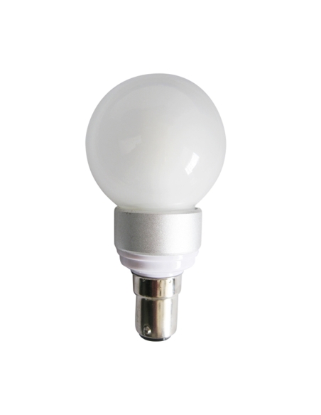 FR12 - CLA Lighting Light Globe LED SBC F/Round 4W 3000K Frosted 280Lumens