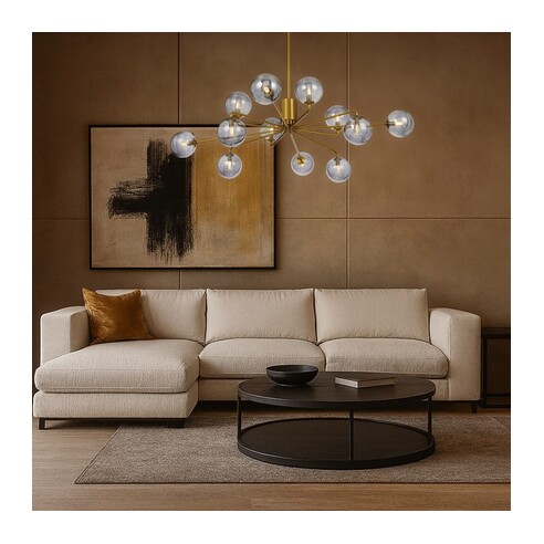 FELTON PE12AGCLP - 12 Light Pendant Antique Gold FELTON PE12AGCLP