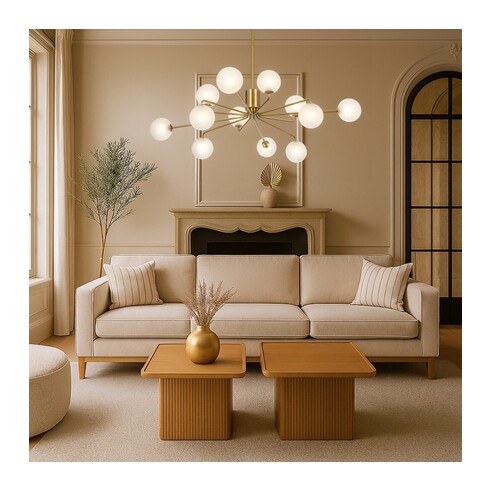 FELTON PE12AGCLP - 12 Light Pendant Antique Gold FELTON PE12AGCLP
