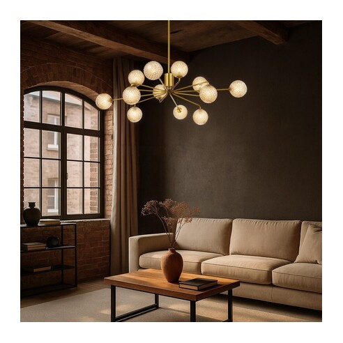 FELTON PE12AGCLP - 12 Light Pendant Antique Gold FELTON PE12AGCLP