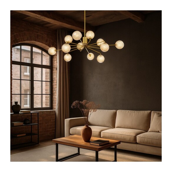 FELTON PE12AGCLP - 12 Light Pendant Antique Gold FELTON PE12AGCLP