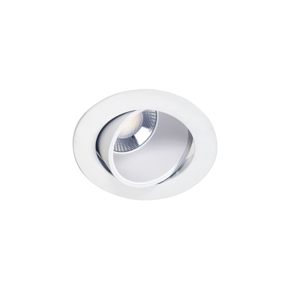LF3288WH - 8W CCT LED Adjustable White Frame Dimmable 60º Deep Set Downlight