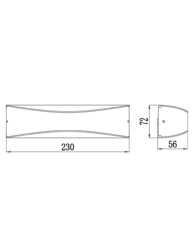 APIS1 - APIS LED Exterior Surface Mounted Up/Down APIS1