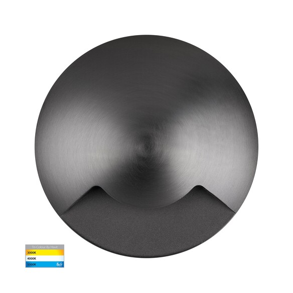 HV19062T-GPH - Viale Graphite Coloured Brass TRI Colour LED Single Driveway Light