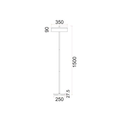 KELLO-F2 - Interior Drum Shade Floor Lamps - KELLO-F2
