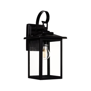HV3535W-S-BLK - Madix Galvanised Iron Black Wall LightHV3535W-S-BLK