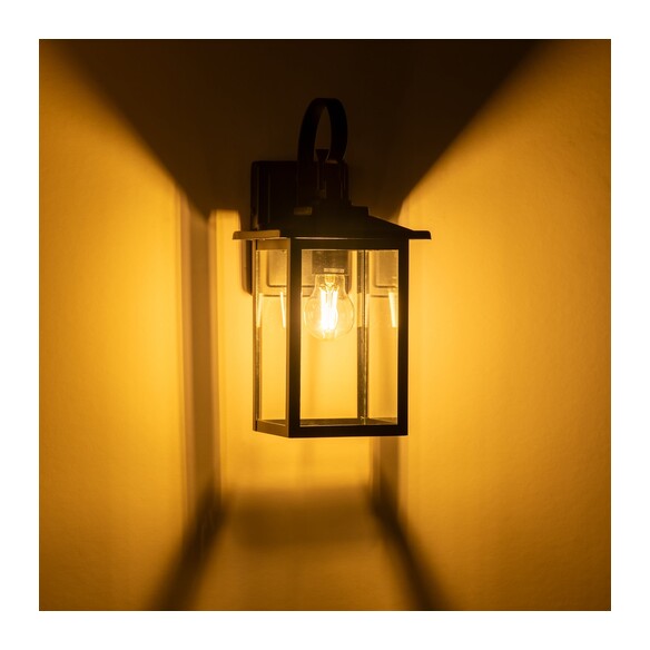 HV3535W-S-BLK - Madix Galvanised Iron Black Wall HV3535W-S-BLK
