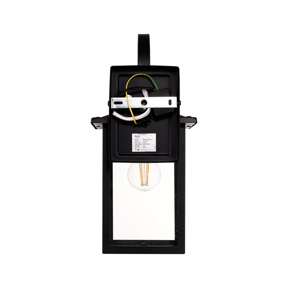 HV3535W-S-BLK - Madix Galvanised Iron Black Wall HV3535W-S-BLK