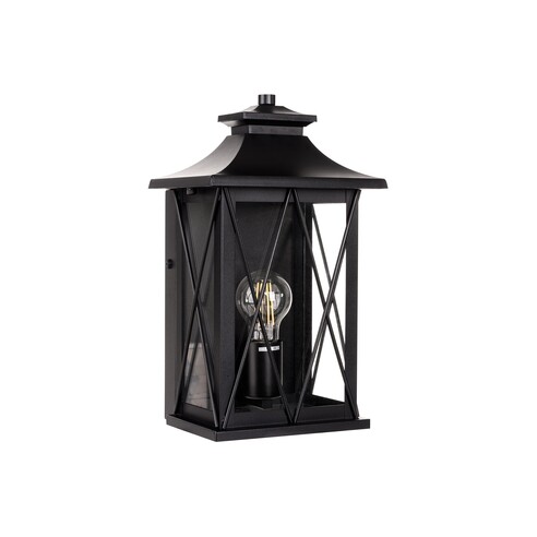 HV3532W-S-BLK - Odin Galvanised Iron Black Wall HV3532W-S-BLK
