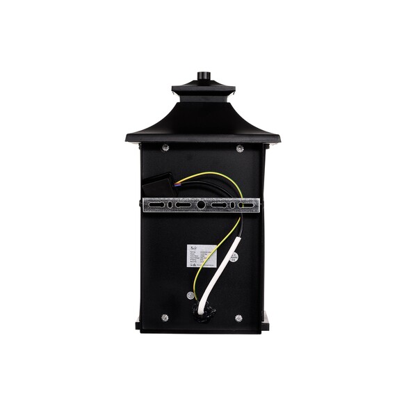 HV3532W-S-BLK - Odin Galvanised Iron Black Wall HV3532W-S-BLK