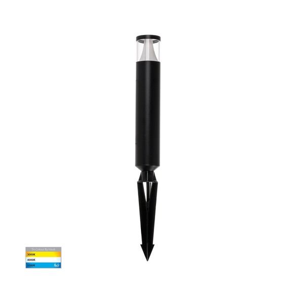 HV1488T-BLK - Divad Aluminium Black LED Garden Spike Light