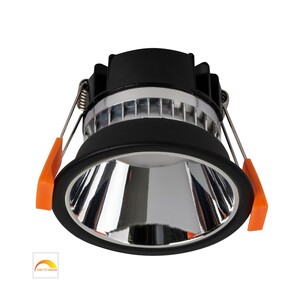 HV5529D2W-BC - Gleam Black with Chrome Insert Fixed Dim to HV5529D2W-BC