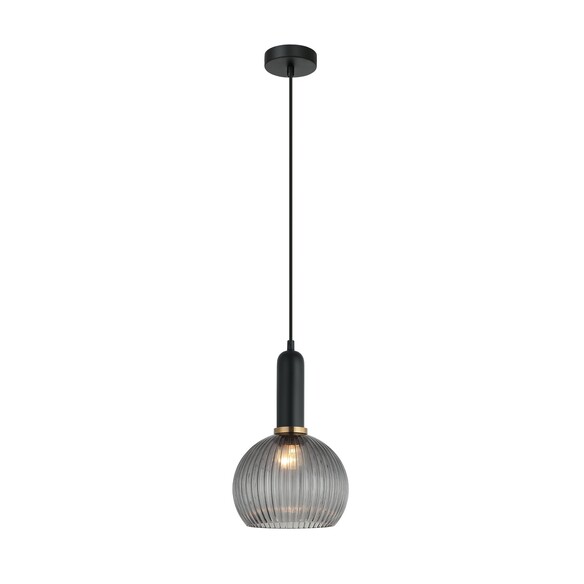VINTAJ2 - Interior Wine Glass Shape Ribbed Glass Pendant Lights