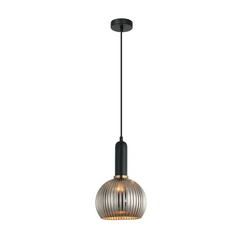 VINTAJ2 - Interior Wine Glass Shape Ribbed Glass VINTAJ2