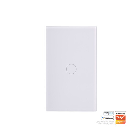 HV9110-1 - Wifi Single Gang White Wall Switch