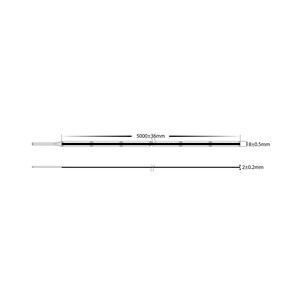 HV9761-IP20-528-5K-30M - 12W IP20 24v DC 5500K Free Cut COB HV9761-IP20-528-5K-30M 2