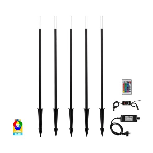 HV1514RGBCW-BLK-KIT - Drique Aluminium Black HV1514RGBCW-BLK-KIT