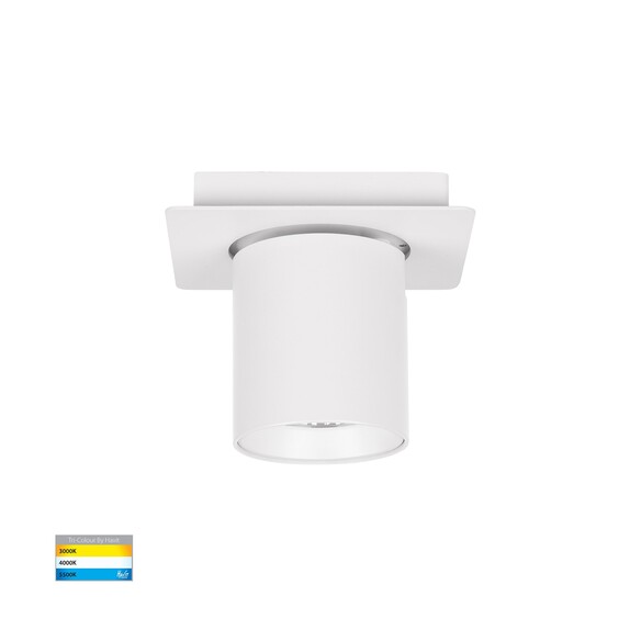 HV4003T-1-WHT - Sbarra White Single Adjustable HV4003T-1-WHT