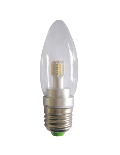 GLOBE LED SBC CAN 4W 3000K CLR 300D (320 Lumens) WTY 3YRCAN4
