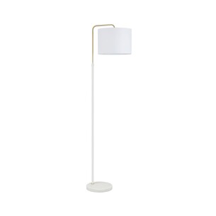 ARRIBA-F2 - ARRIBA Drum Shade with Marble Base Height ARRIBA-F2
