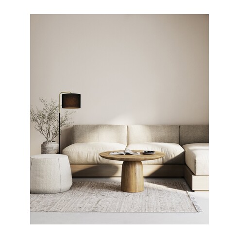 ARRIBA-F2 - ARRIBA Drum Shade with Marble Base ARRIBA-F2