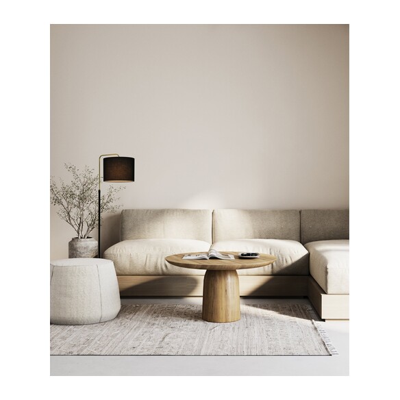 ARRIBA-F2 - ARRIBA Drum Shade with Marble Base ARRIBA-F2