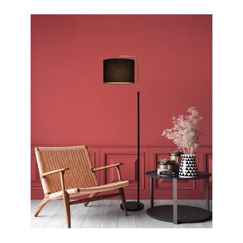 ARRIBA-F2 - ARRIBA Drum Shade with Marble Base ARRIBA-F2