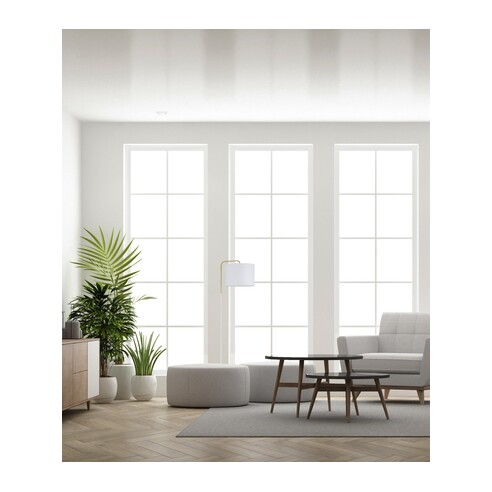 ARRIBA-F2 - ARRIBA Drum Shade with Marble Base ARRIBA-F2