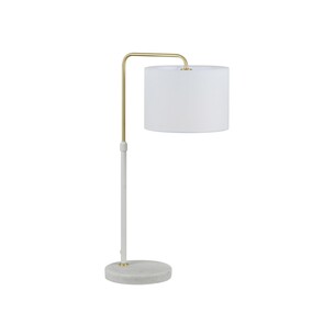 ARRIBA-T2 - ARRIBA Drum Shade with Marble Base Height ARRIBA-T2 2