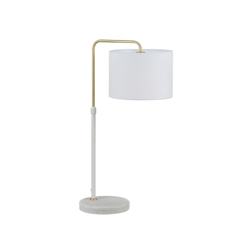 ARRIBA-T2 - ARRIBA Drum Shade with Marble Base ARRIBA-T2
