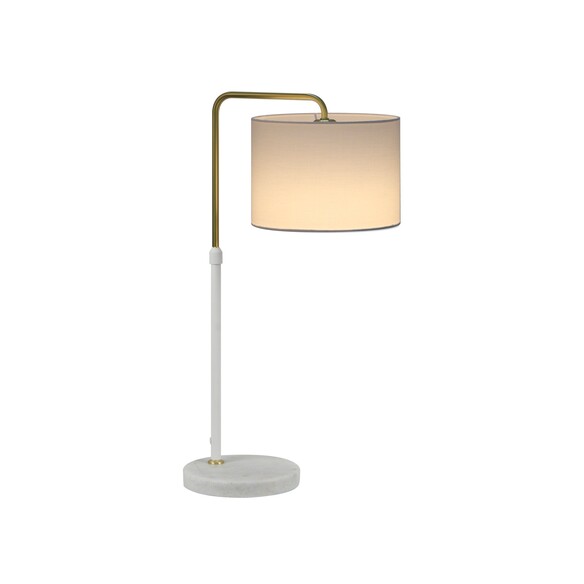 ARRIBA-T2 - ARRIBA Drum Shade with Marble Base ARRIBA-T2