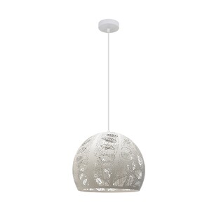 BOTANICA03A - BOTANICA Bohemian Embossed Dome Shape Pendant BOTANICA03A