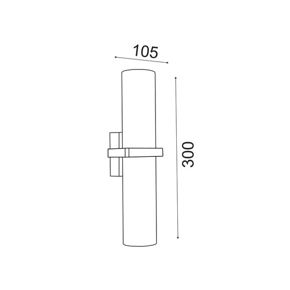 BRILLER1 - BRILLER Exterior Black Up/Down Single BRILLER1