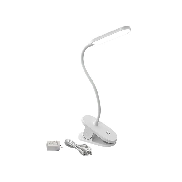 BUDDY - BUDDY LED Rechargeable Portable Touch Clip Lamp - Low Brightness) Power Supply: 5V Dc 1A Power: 2.5W (High Brightness...
