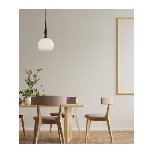 CALIZ1 - CALIZ Interior Frosted Wine Glass Ribbed CALIZ1