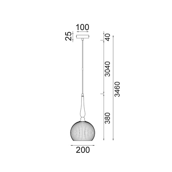 CALIZ1 - CALIZ Interior Frosted Wine Glass Ribbed CALIZ1