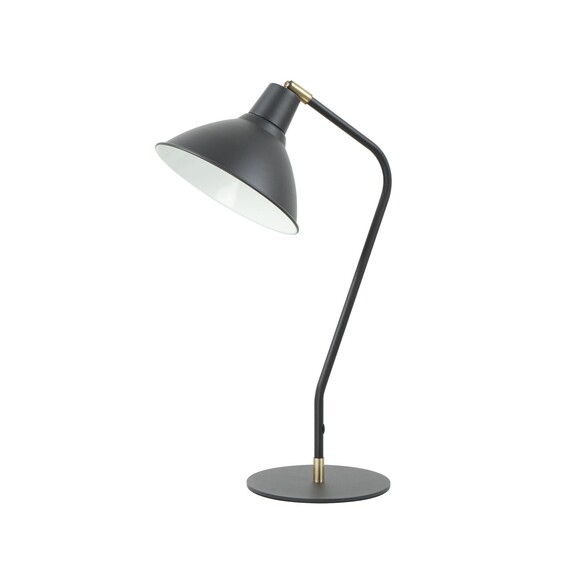 COLLO-T2 - COLLO Cone Shade with Antique Brass Highlight Table Lamps - Off Switch  Not Suitable For Dimming Base: Ø180mm Warr...