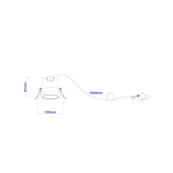 COMET08 - COMET LED Tri-CCT Dimmable Gimbal Low COMET08