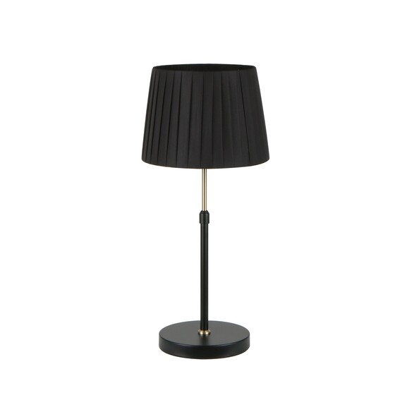 CRECER-T2 - CRECER Interior Slanted Pleated Shade Height Adjustable Table Lamps - Off Switch.  Not Suitable For Dimming Base:...